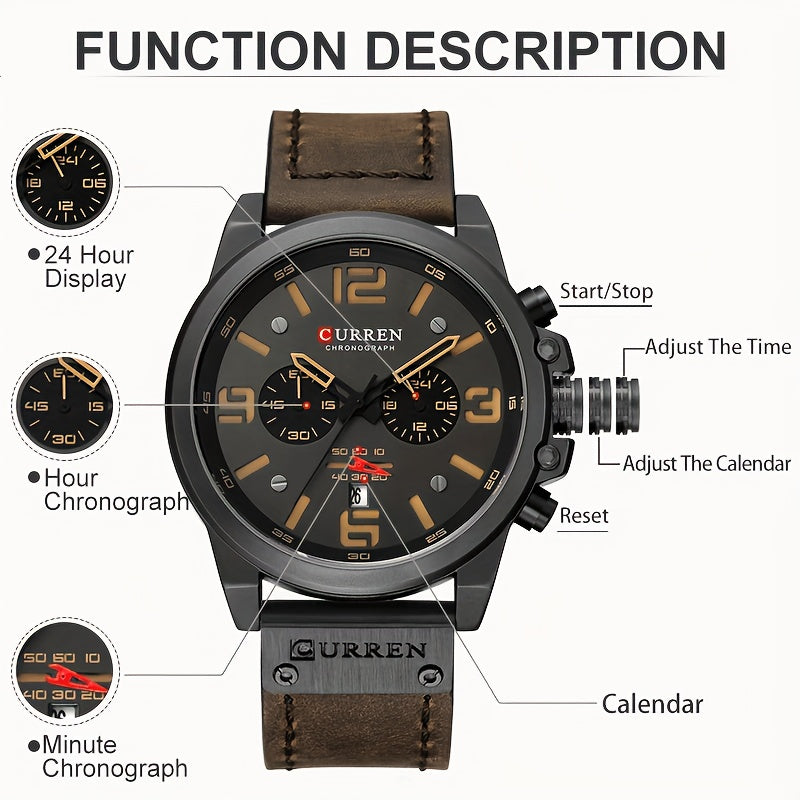 Montre de sport étanche CURREN