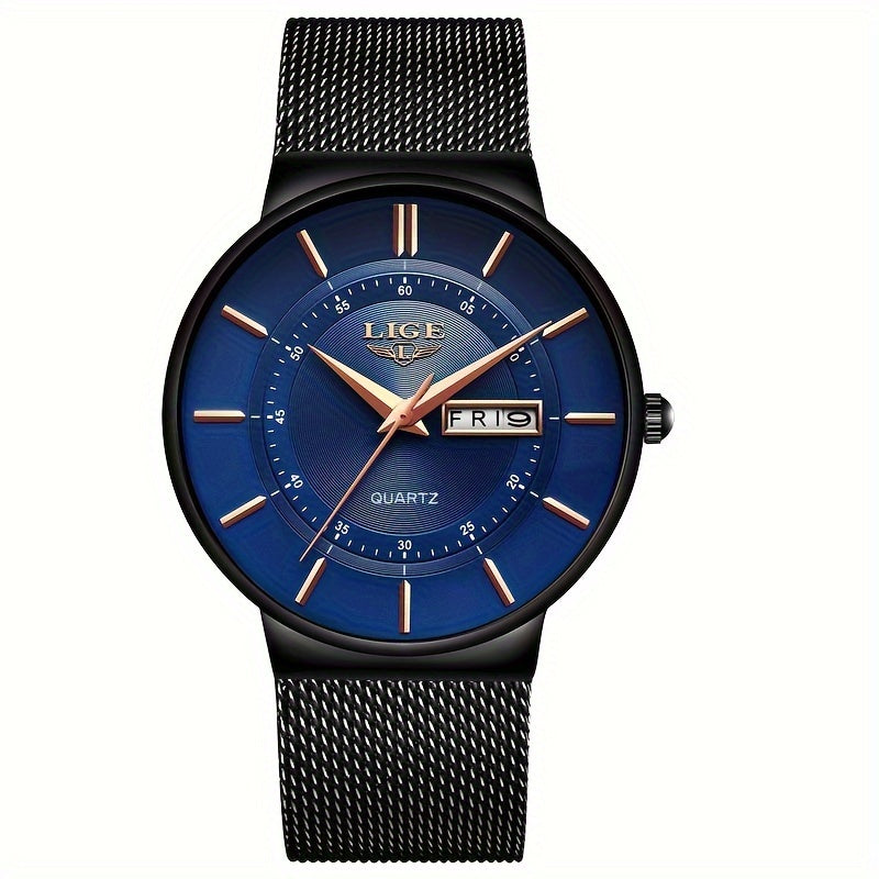 Montre à quartz tendance LIGE