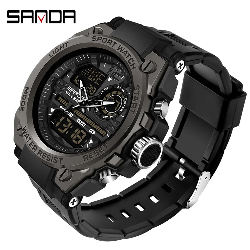 Montre de sport militaire SANDA