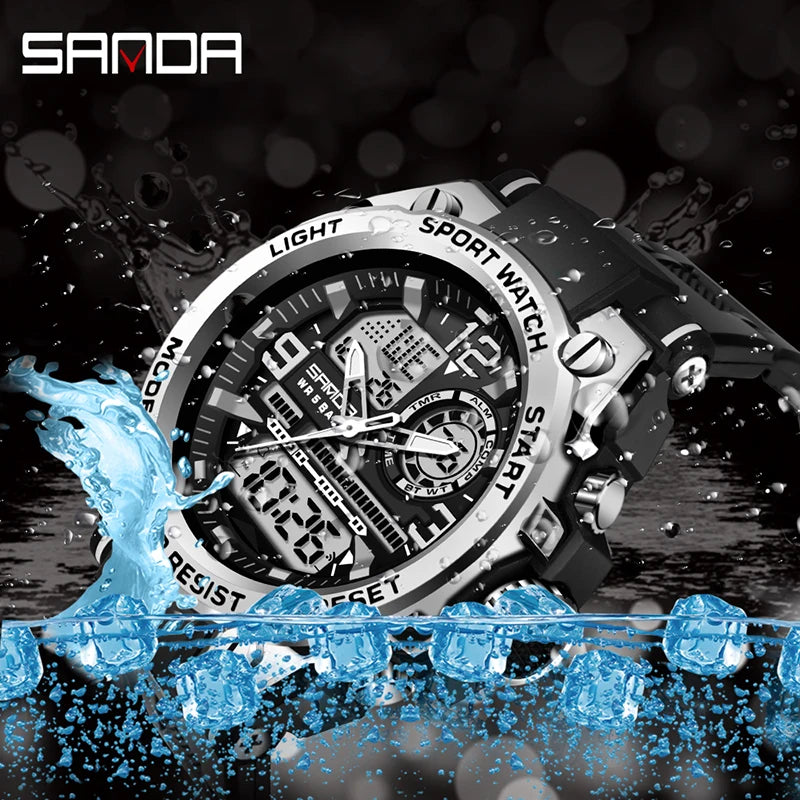 Montre de sport militaire SANDA