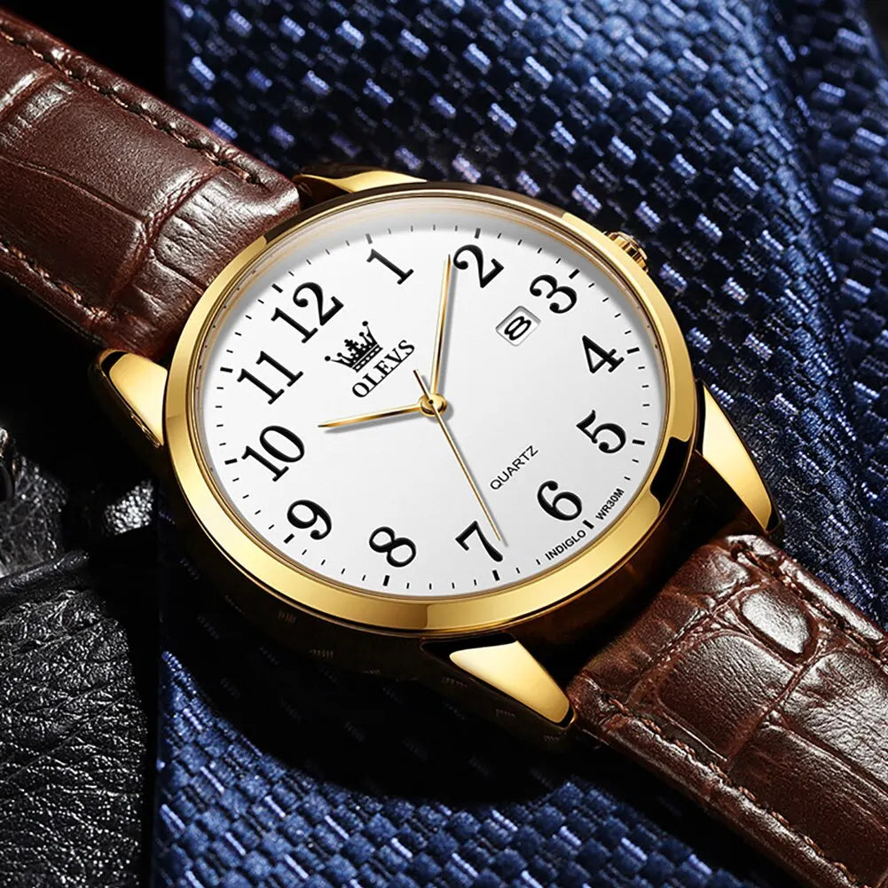 Montre à quartz classique OLEVS