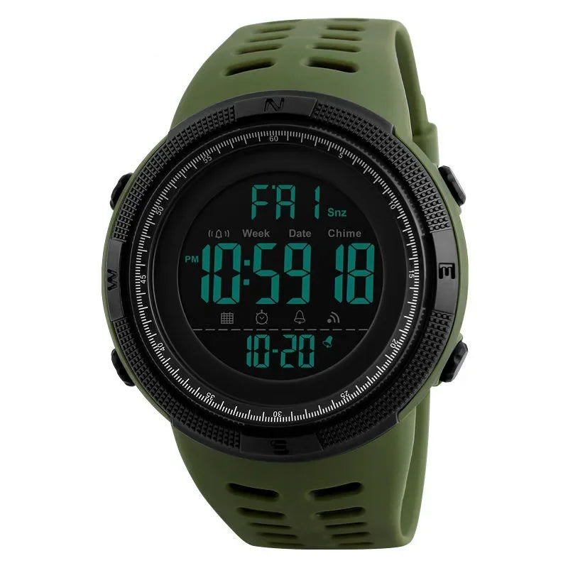 Montre numérique de sport militaire
