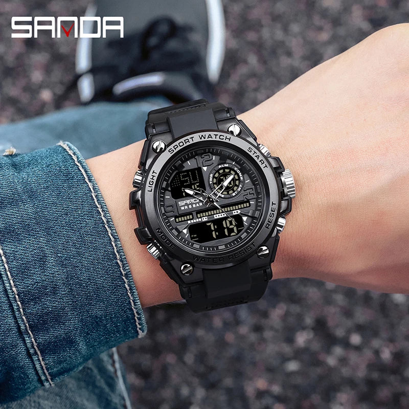 Montre de sport militaire SANDA