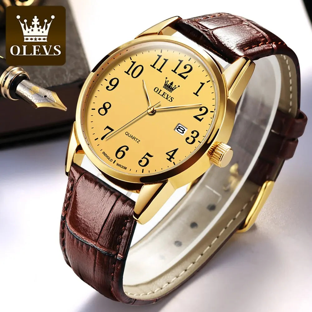 Montre à quartz classique OLEVS