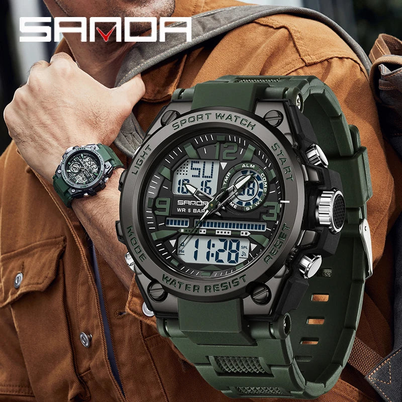 Montre de sport militaire SANDA