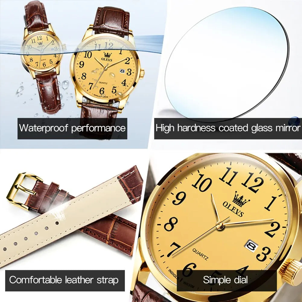 Montre à quartz classique OLEVS