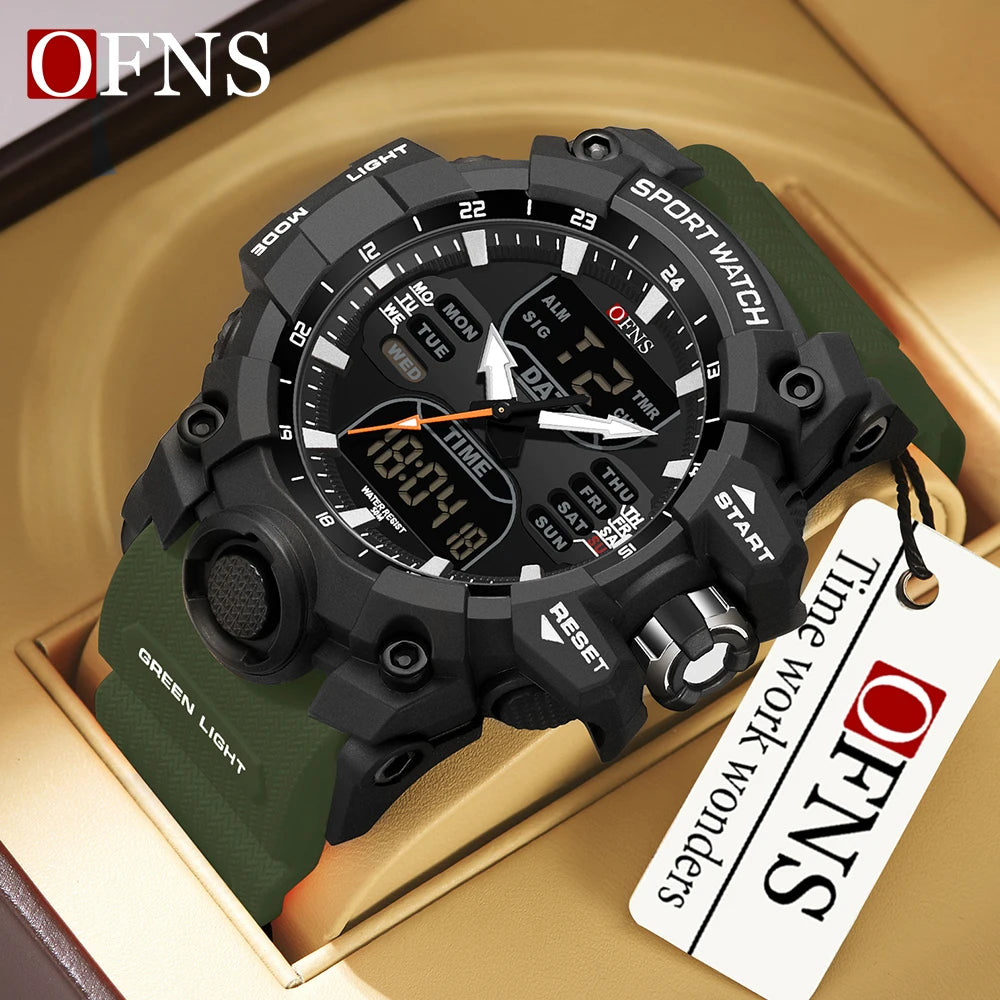 Montre militaire à double affichage