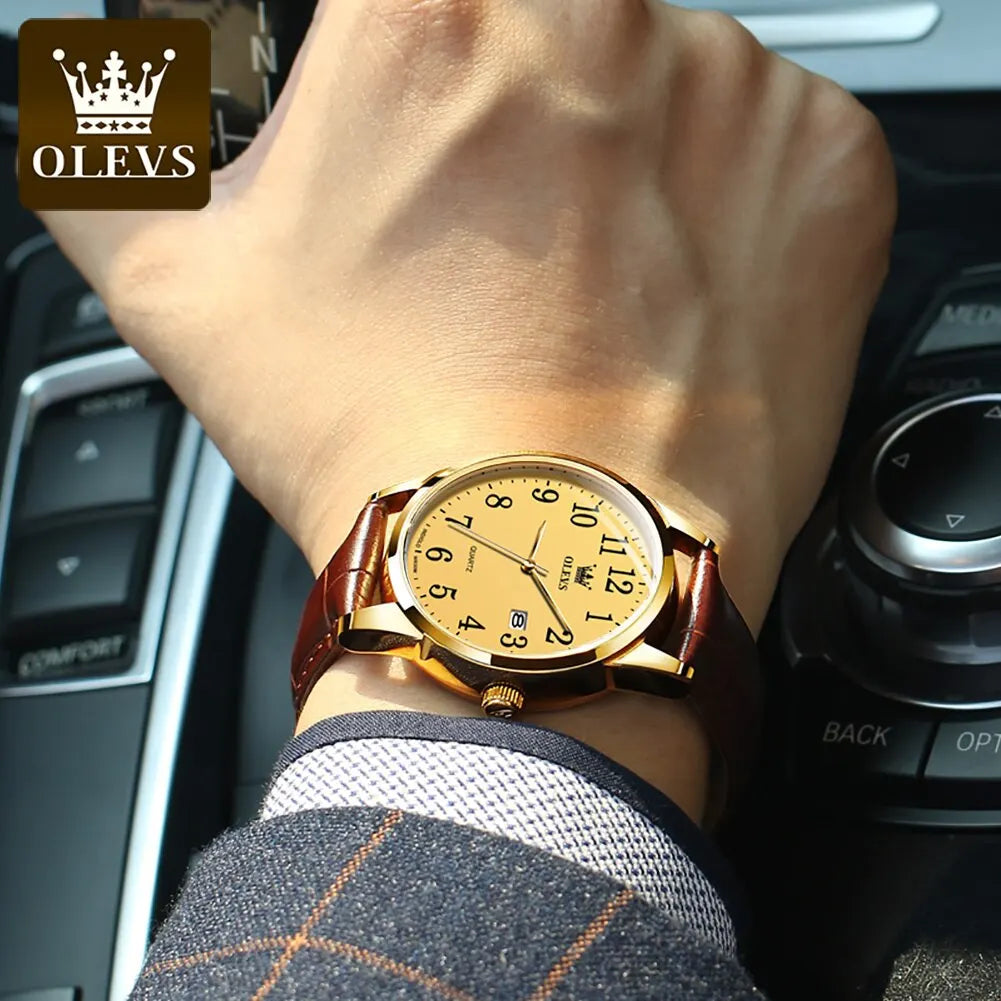 Montre à quartz classique OLEVS