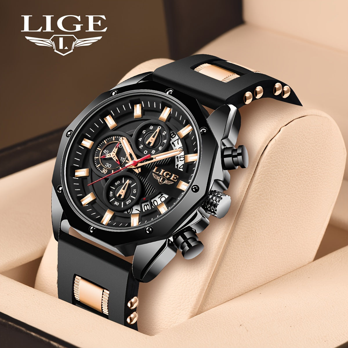 Montre de sport chronographe LIGE