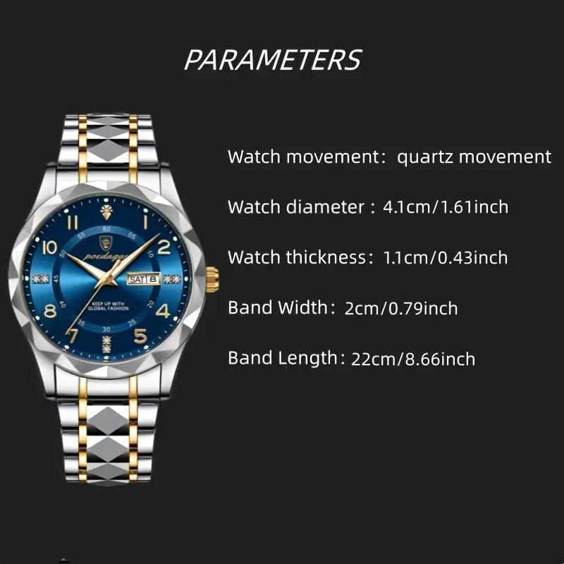Montre à quartz de luxe pour entreprise