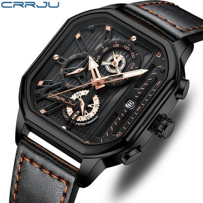 CRRJU Chronograph Sport Watch