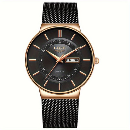 Montre à quartz tendance LIGE