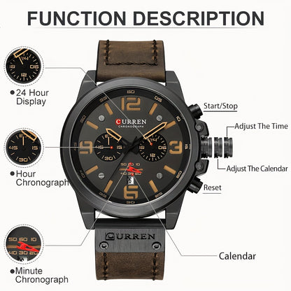 Montre de sport étanche CURREN