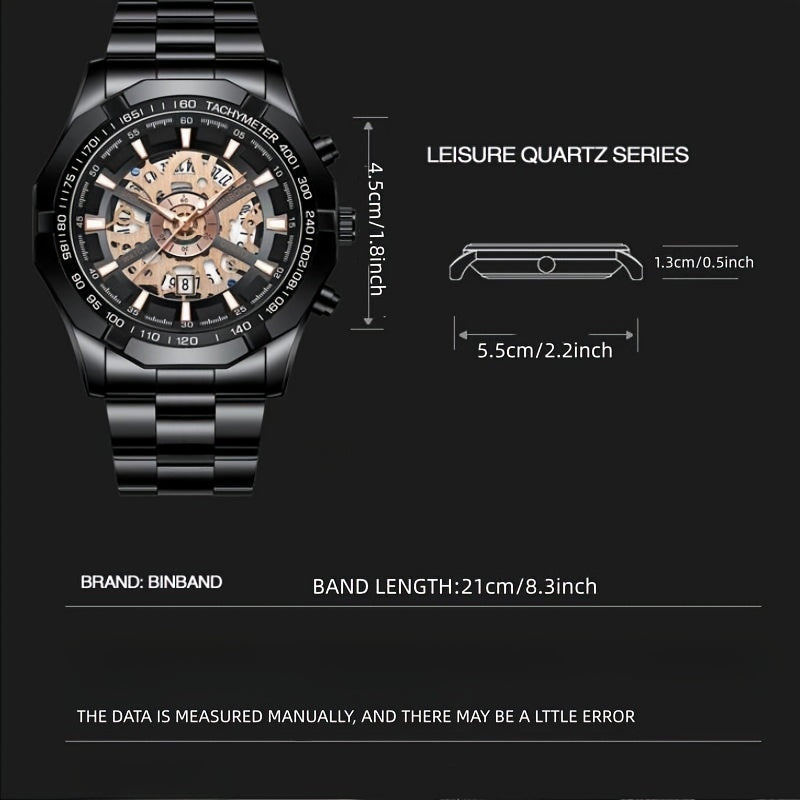 Montre à quartz creuse Binbond