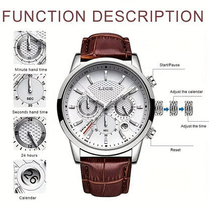 Montre d'affaires à quartz de luxe